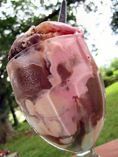 Neopolatin ice cream sundae 