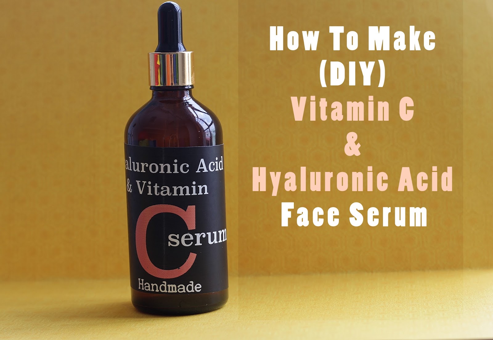 SoapLab Malaysia How to Make Hyaluronic Acid & Vitamin C Face Serum