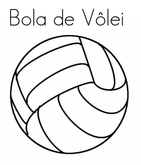blog de geografia bola de vôlei desenho para imprimir e colorir