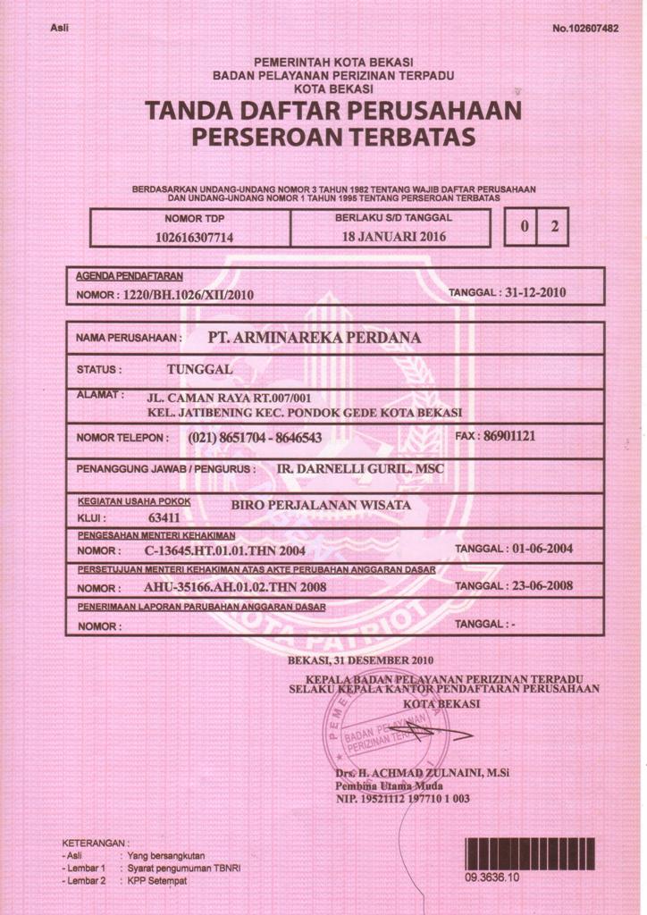 Profil Perusahaan PT Arminareka Perdana ~ Arminareka Pontianak