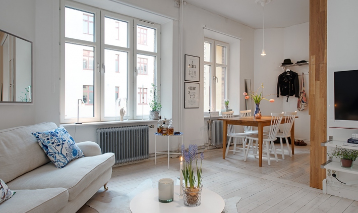 comedor estilo nórdico