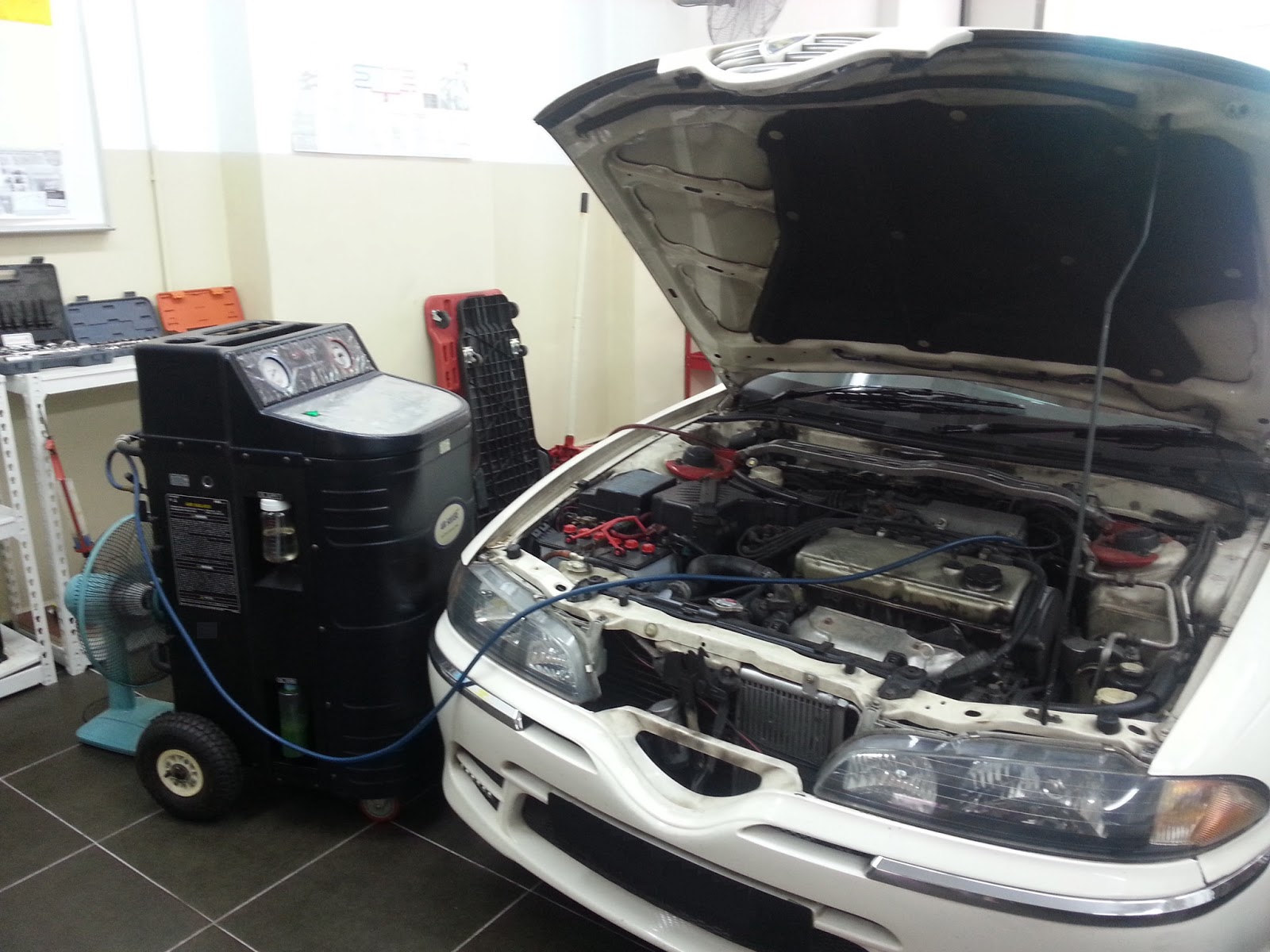 Car Preventive Maintenance Air Cond Flushing, Round Two