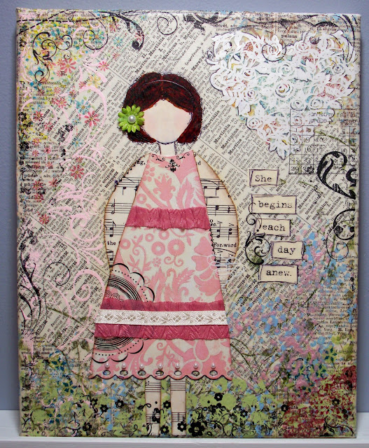 teresa jaye is here to play!: Mixed Media Art for sale
