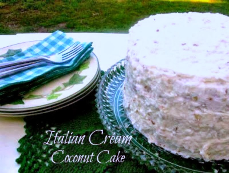 Italian Cream Coconut Cake {Granny's Recipe}