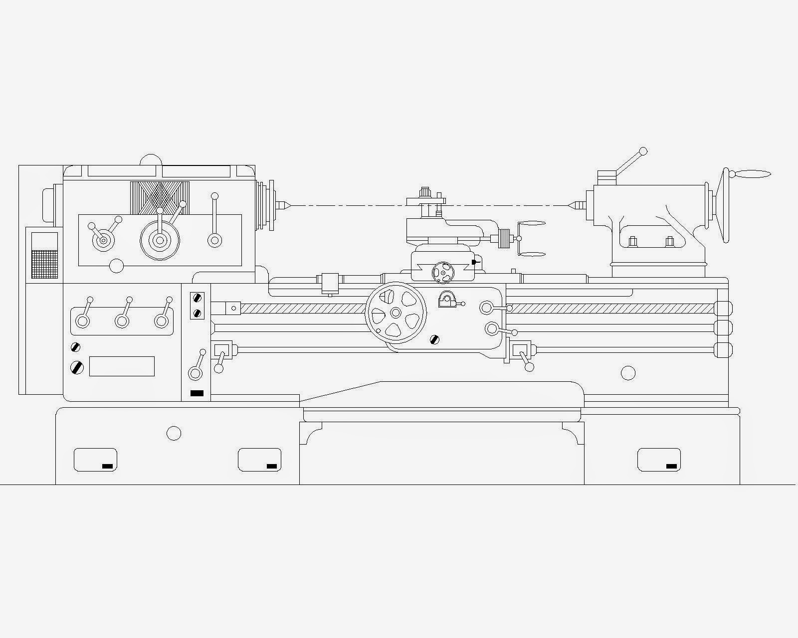 Lathe Machine Engineering Design