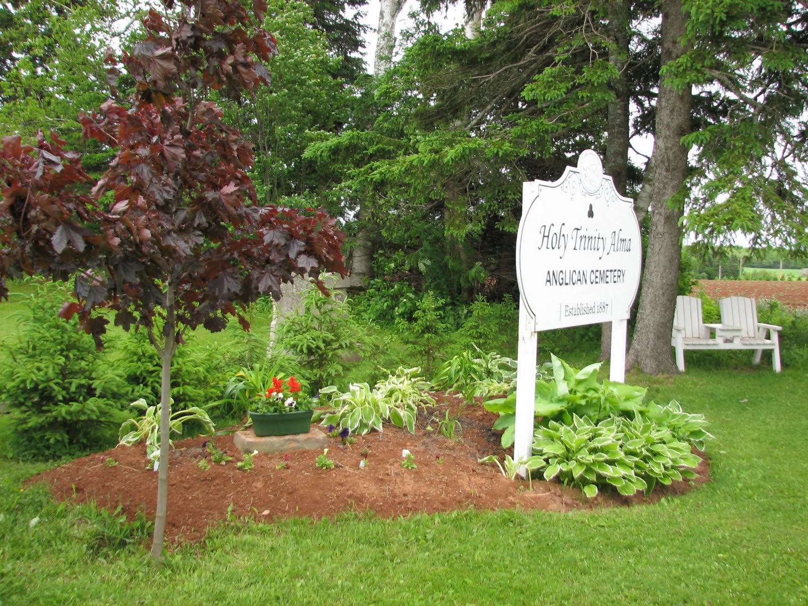 The Anglican Parish of AlbertonO'Leary New Flower Beds at Holy Trinity Alma