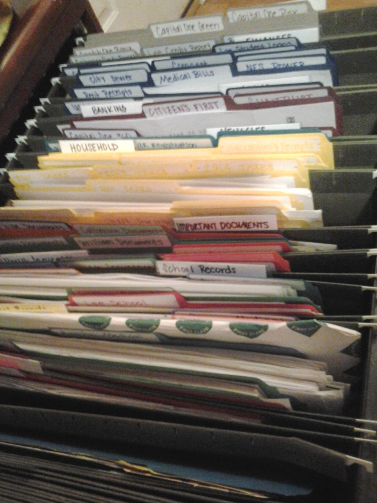 home filing system