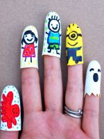 TUTORIAL GRATIS MARIONETAS DEDOS CON GUANTES DE PLASTICO TUTORIAL GRATIS MARIONETAS DEDOS CON GUANTES DE PLASTICO