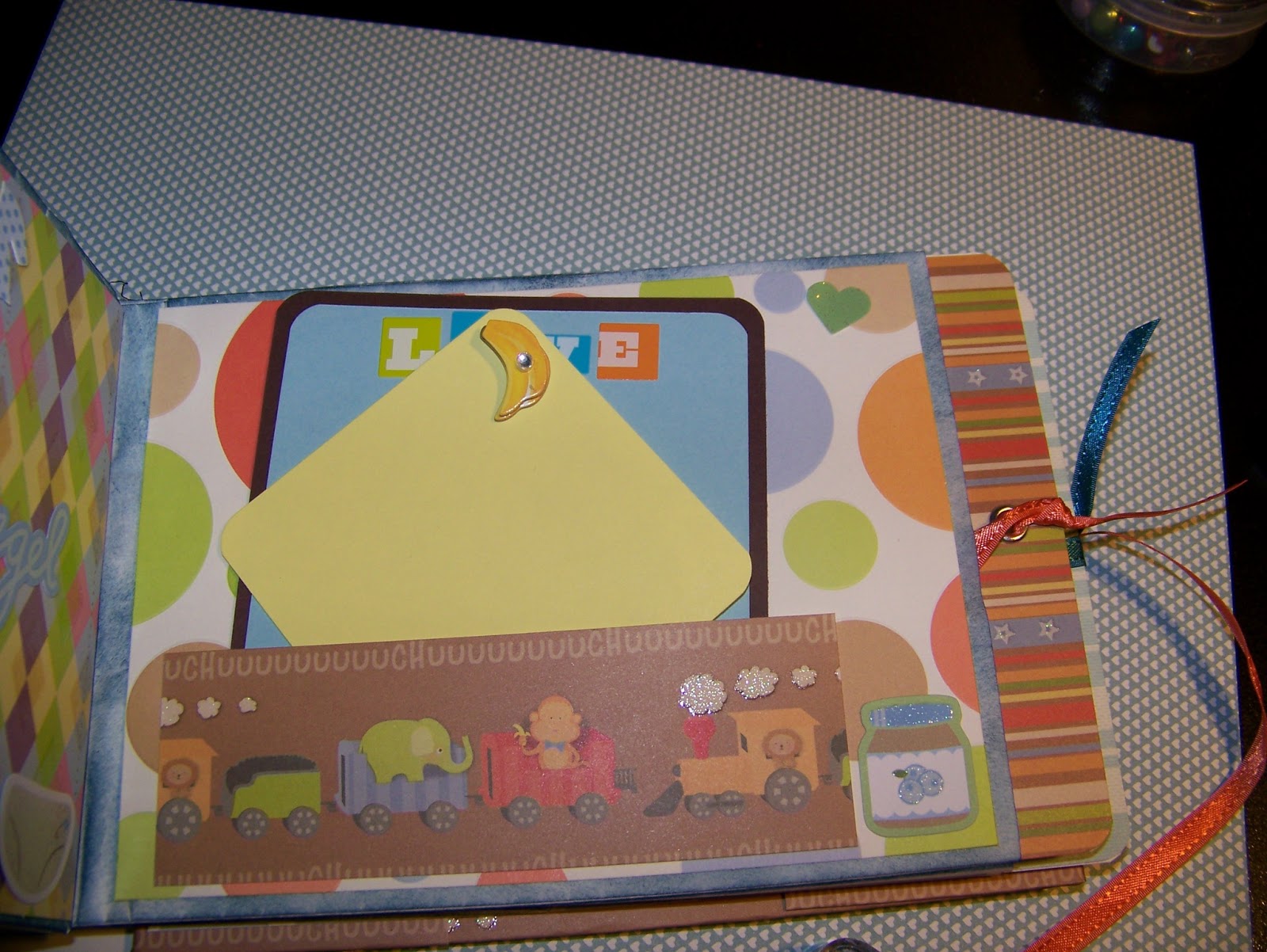 Lorie's Stamping Place Baby Boy Paper Bag Album