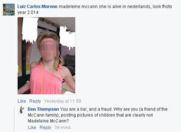 Man responsible for hoax sightings of Madeleine, is a McCann family friend. Luiz%2Bpost%2Bof%2Bgirl%2Bin%2Bpink%2Btop%2Bpixelated