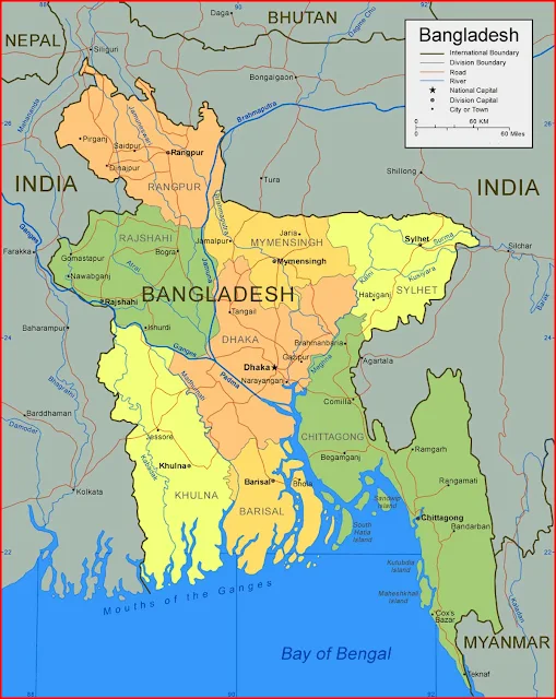 image: Bangladesh Map HD