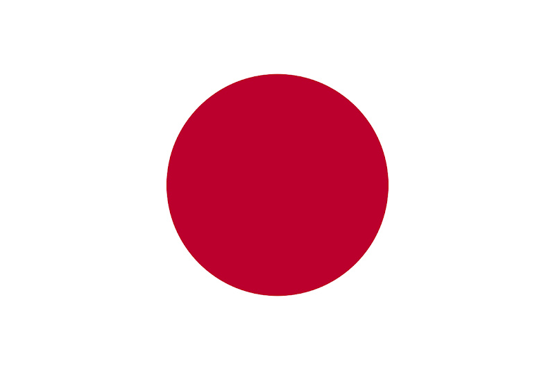 Logo Gambar Bendera Negara Jepang PNG JPG ukuran 800 px
