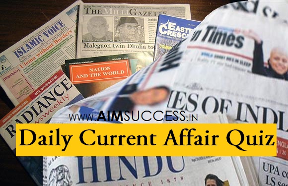 Daily Current Affairs Quiz: 20 March 2018