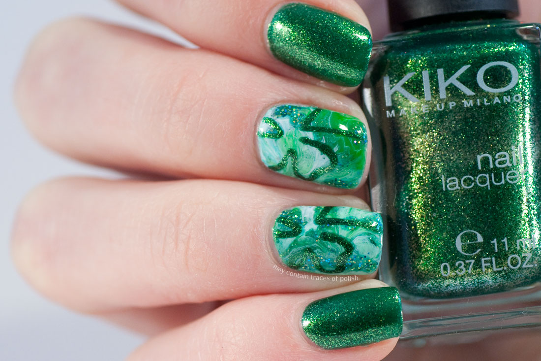 Green Clover Saint Patrick's Day Nails