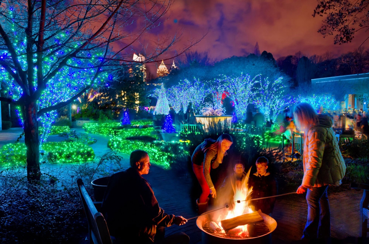 Atlanta Botanical Garden Shines Green This Winter With New Sparkling Attractions