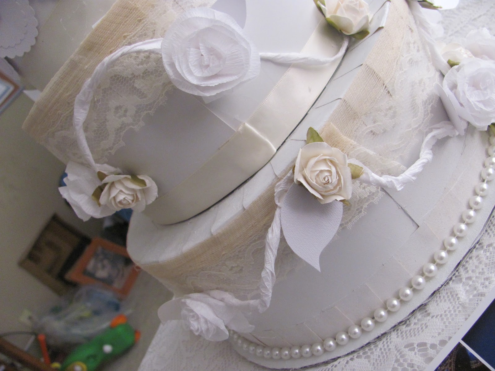 RoyalBashBlog Cardboard Wedding Cake Gift Box