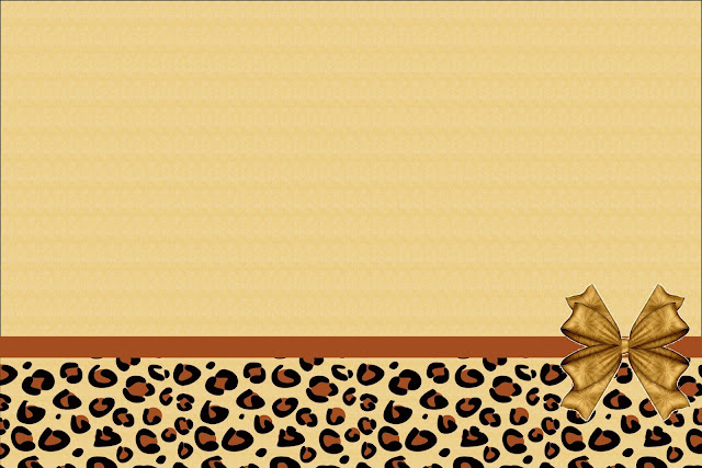 Piel de Leopardo: Invitaciones para Imprimir Gratis. Para hacer Invitaciones, Tarjetas o Marcos para Imprimir Gratis de Piel de Leopardo.