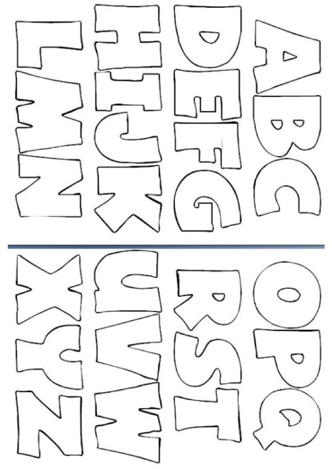 Abc Letras Do Alfabeto Para Imprimir Moldes Do Alfabeto Lindos Images