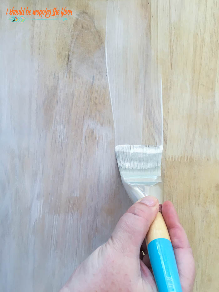 Easy Pickling Paint Finish i should be mopping the floor