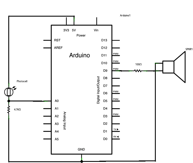 Pitch follower using the tone() function ~ Arduino Tutorial