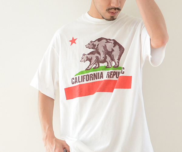 1980～90年代 ヴィンテージ カリフォルニア フラッグ エロ SEX Tシャツ