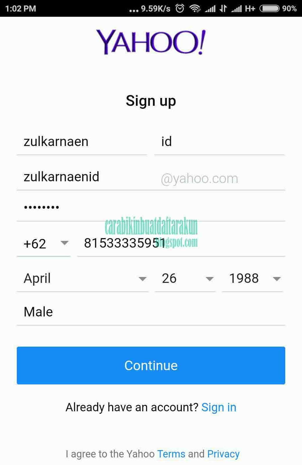 Daftar forex lewat hp
