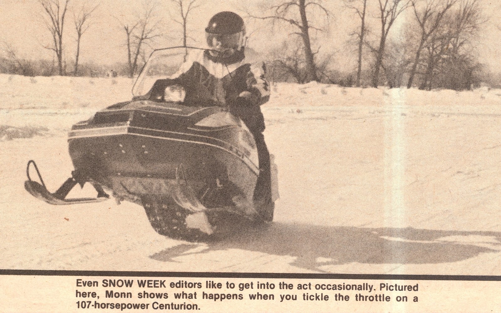 CLASSIC SNOWMOBILES OF THE PAST THE POWER OF A POLARIS CENTURION