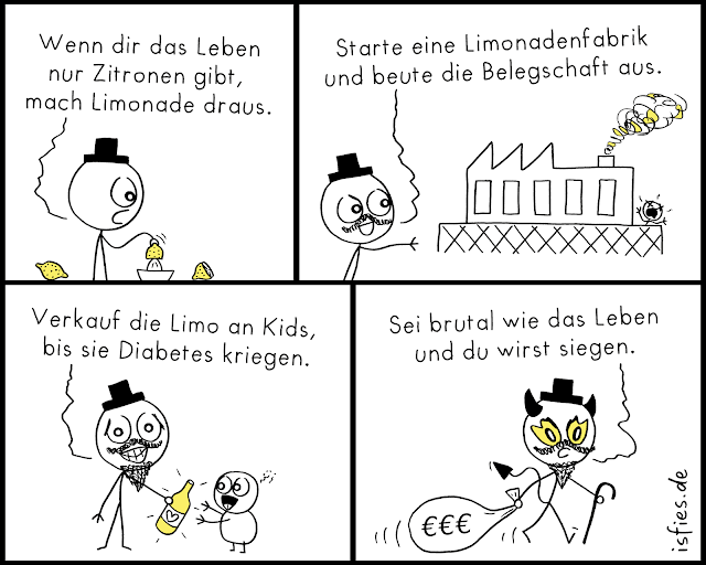Gesellschafts-Comic isfies