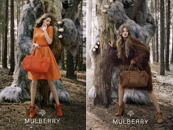 Where the wild things are fashion photography Mulberry