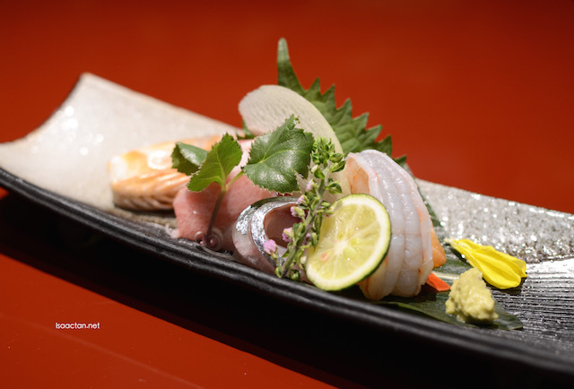 Sashimi - 4 types of fish