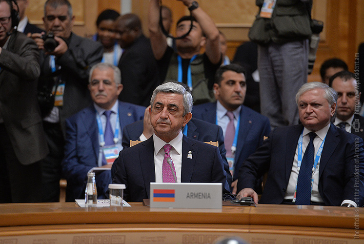 Sargsyan: Armenia busca interatuar con distintas asociaciones de integración