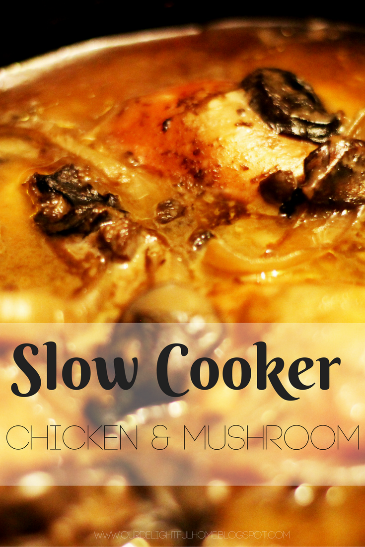 Slow Cooker Chicken & Mushrooms Simply Tasheena