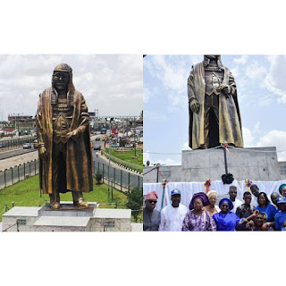Lagos State government unveils new statue of Gani Fawehinmi in ojota