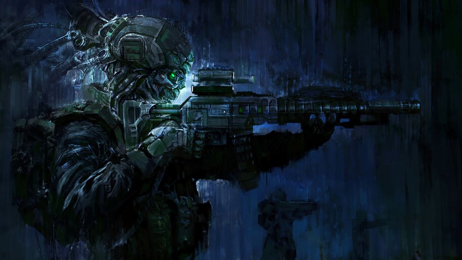 Sci-Fi, Soldier, Guns, 4K, #4.1017