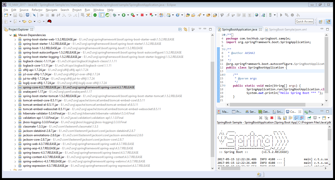 Spring Boot Sample Application