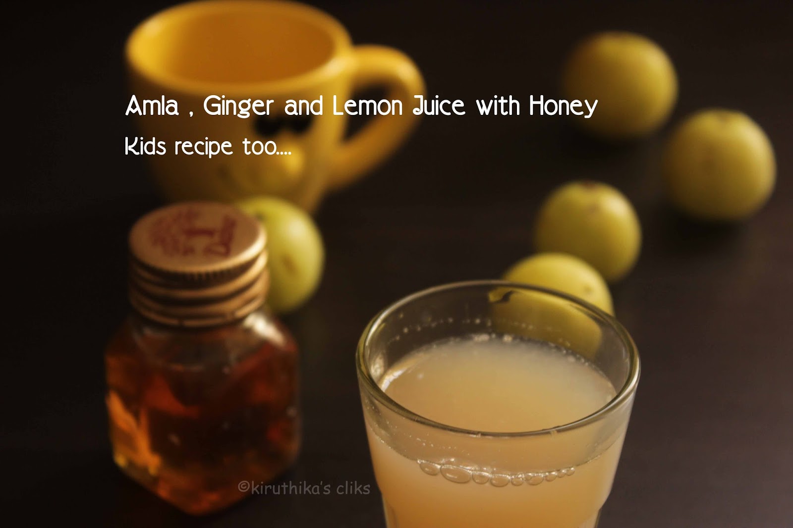 Amla,Ginger and Lemon Juice with Honey for Kids Paperblog