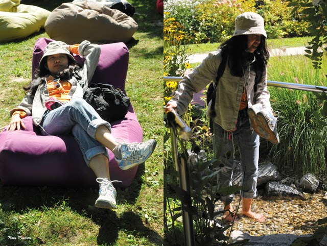 Wandering around in Die Garten Tulln, Austria. Naty Ponders Style Blog http://natyponders.blogspot.com. Photo by Michael K.