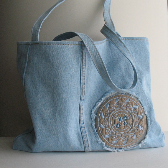 DemyBlackDesign: Monday Moodboard 'Recycled jeans bags'