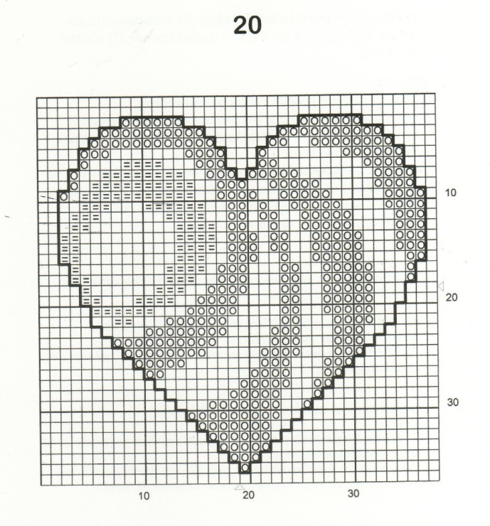 Cross Stitch 30 Free Easy Heart Cross Stitch Patterns