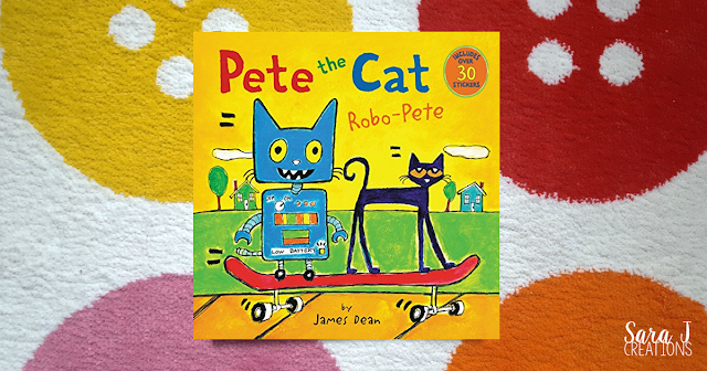 Pete the Cat Robo Pete for learning about letter R