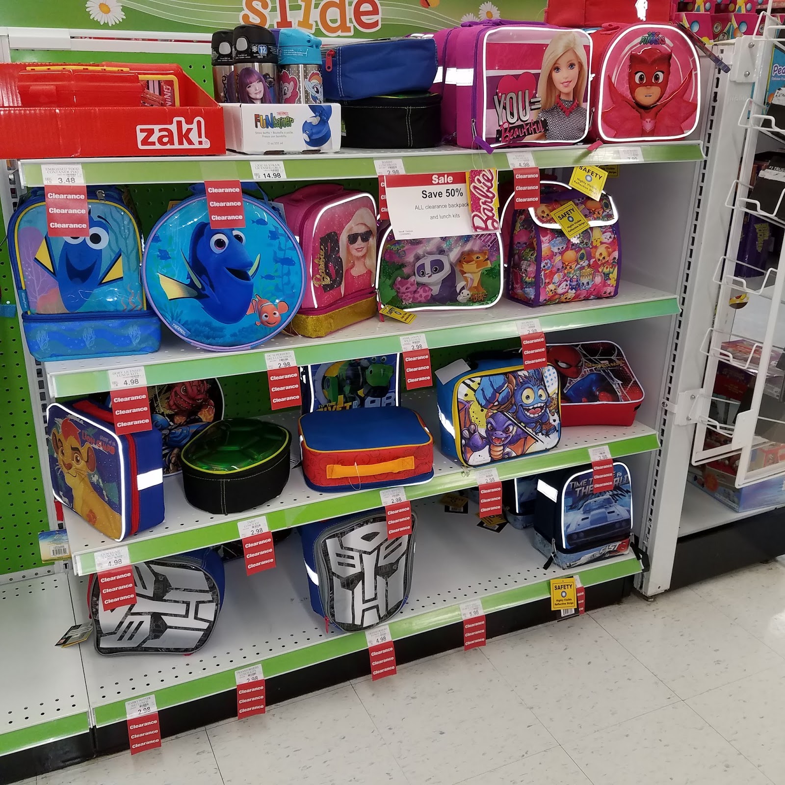 Backpacks + Lunchboxes 50 off at Toys R Us!