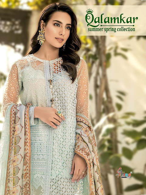 Shree fab Qalamkar Summer Spring Pakistani Suits wholesaler