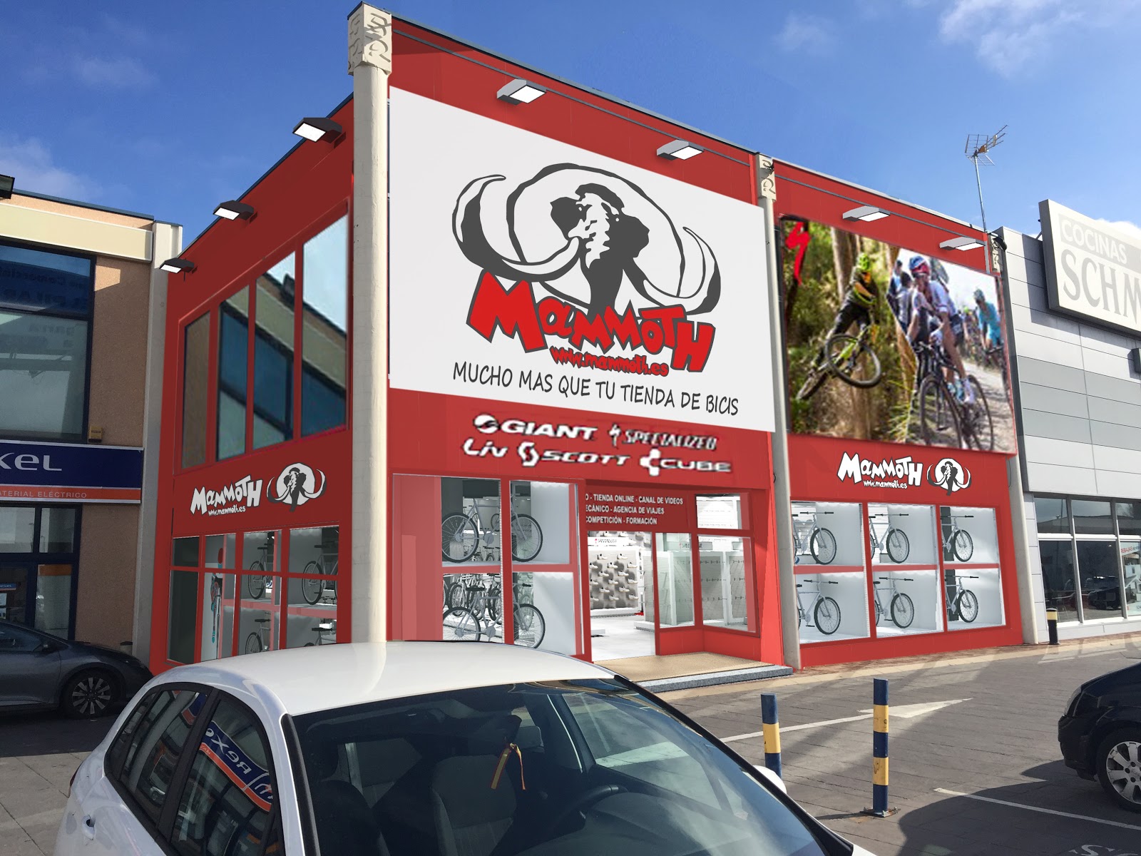 Interiores Comerciales TIENDA DE BICICLETAS MAMMOTH EN ALCALA DE HENARES MADRID