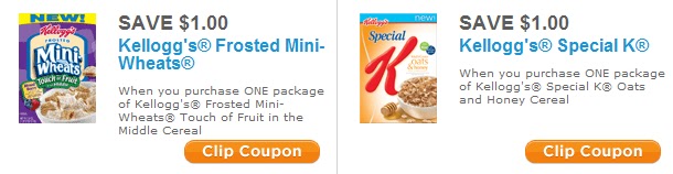 Coupon STL Kellogg s Cereals 1 Printable Coupon Coupon STL Kellogg s Cereals 1 Printable Coupon