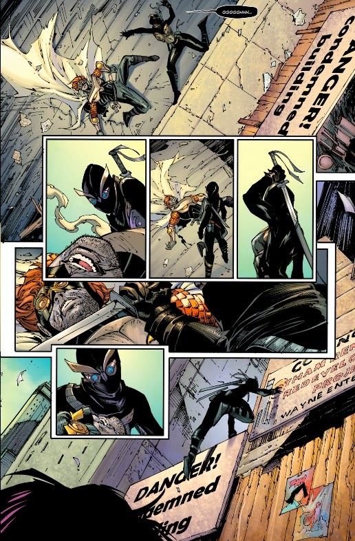 Flowers & Fishnets: BIRDS OF PREY #21 (New 52) & TALON #9 (a little)