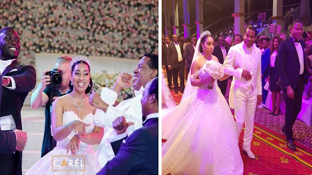 Pastor Chris Oyakhilome dances with daughter and Shaku Shaku with Ghanaian son-in-law 