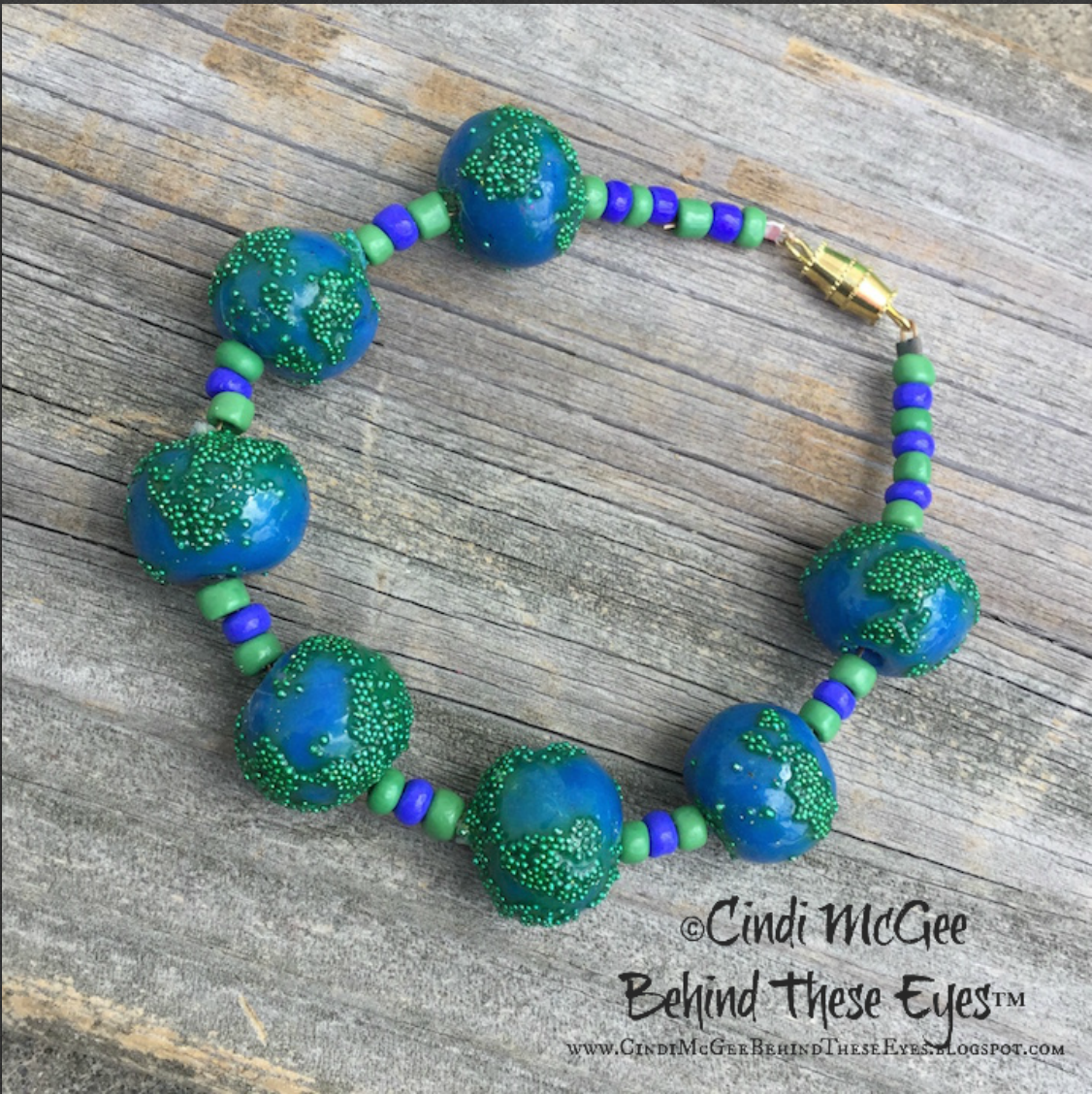 "Earth" Beads Bracelet