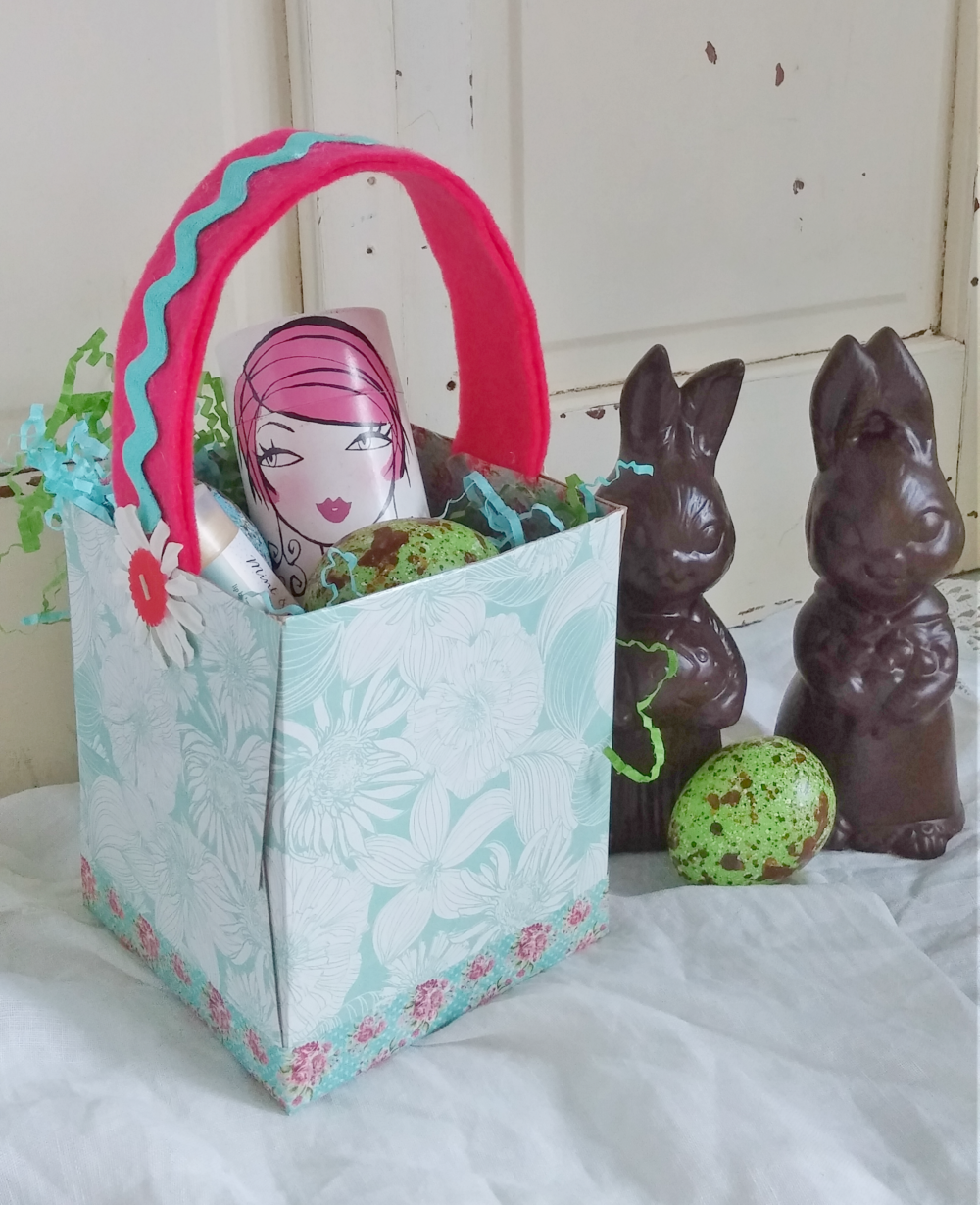 Recycled Easter basket