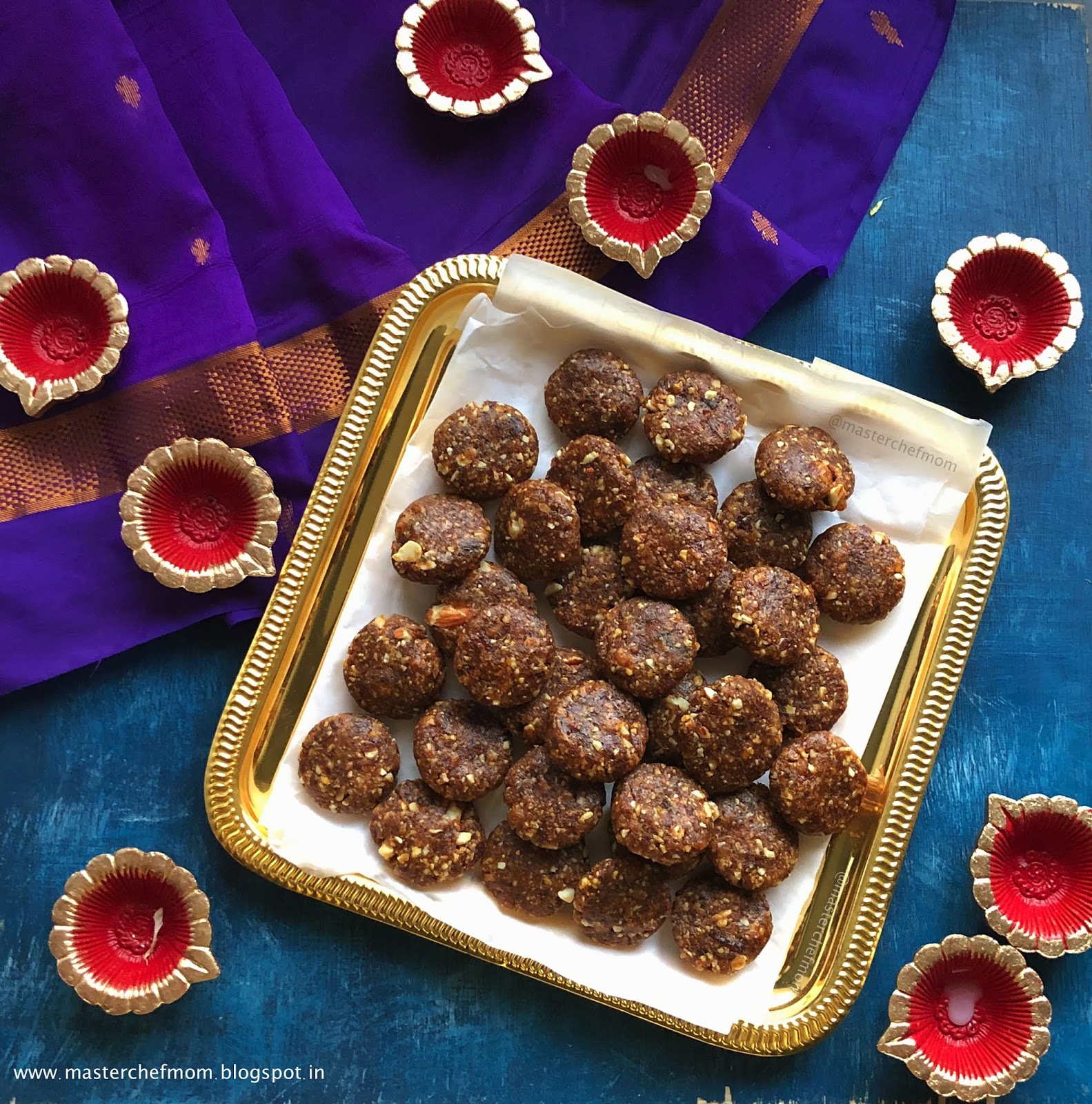 MASTERCHEFMOM Dry Fruits and Nuts Chikki Fruit and Nut Patties