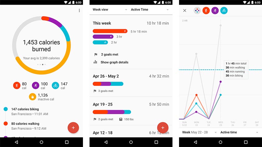 google fit run tracking